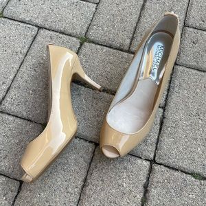 Michael Kors Nude Tan Heels